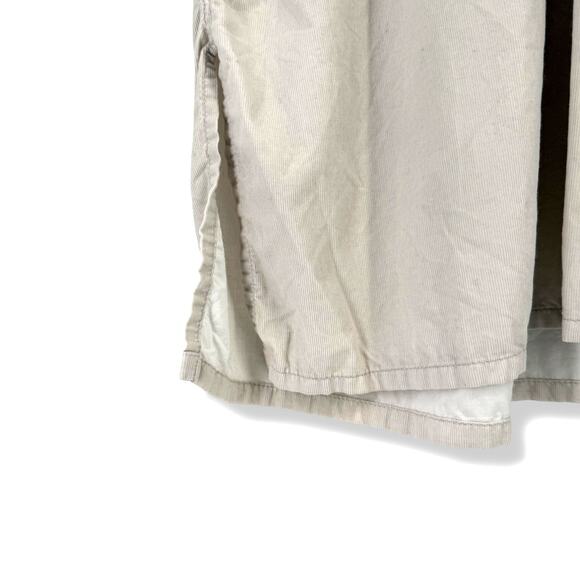 Eskandar Corduroy Tunic Dress Size 1 Medium Pleated Art To Wear Lagenlook - Picture 3 of 12